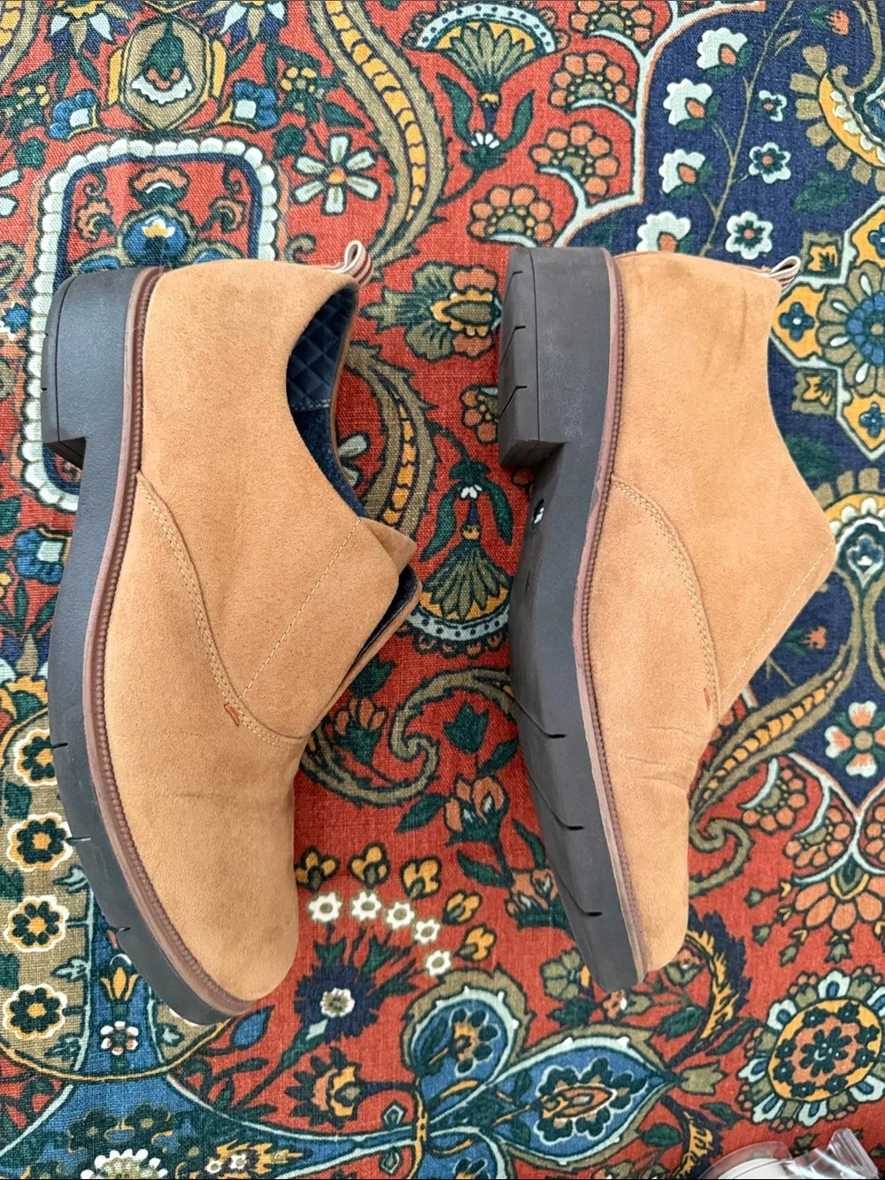 Dr. Scholl's Camel Suede Slip-On Loafers